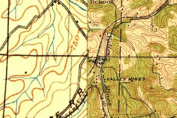 Valles Mines · USGS survey