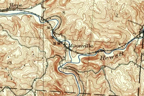 Moonville · USGS survey