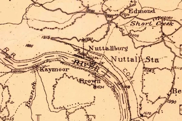 Nuttallburg · USGS survey